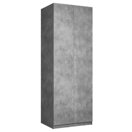 Шкаф складной Е1 Локер ("Гармошка" с системой Push to Move/Левый)81х52.5х220 см, с полками