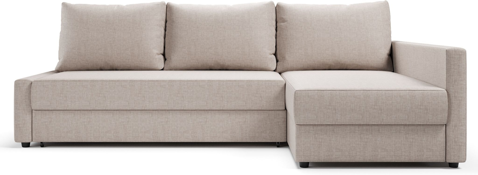 Диваны угловые в гостиную, Диван угловой Фрисби дельфин рогожка