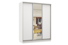 Шкафы-купе 3-х дверные, Шкаф-купе Премьер Лайт 36 (02;01;02) трехдверный