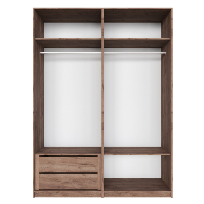 Шкафы распашные, Шкаф распашной Е1 Локер 162х52.5х220 см, с модулем