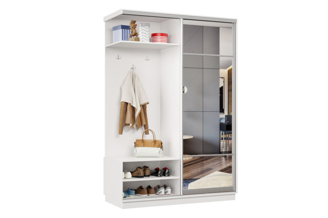 Прихожие, Прихожая Премьер 01 Лайт 11 Левая Мини