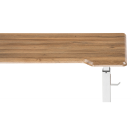 Компьютерный стол Маркос с механизмом подъема 120х75х75, белый