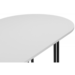 Стол Хьюго О 160 х 90 (черные ноги)