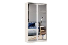 Шкафы-купе, Шкаф-купе Премьер Лайт 04 (11;11) двухдверный