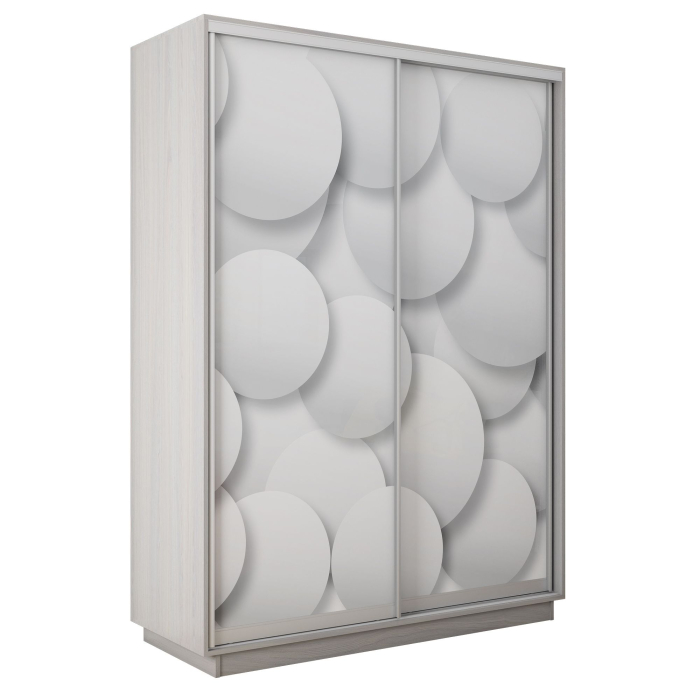 Шкафы-купе 2-х дверные, Шкаф-купе Экспресс 2-х дверный Фотопечать Шары Стекла 140х60х240