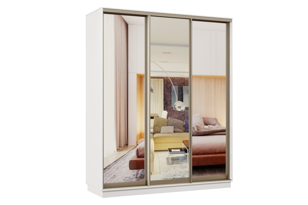 Шкафы-купе, Шкаф-купе Премьер 22 белый