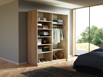 Шкаф-купе Экспресс 2-х дверный Фотопечать Калейдоскоп Стекла 160х60х220