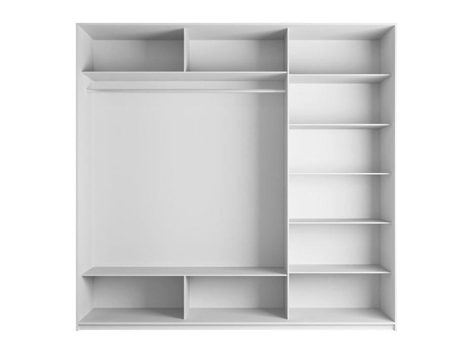 Шкафы-купе 3-х дверные, Шкаф-купе Прайм 3-х дверный Стекла фисташка/Доводчики 210х57х230