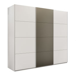 Шкаф-купе Эста 3-х дверный ДСП/Стекла хаки/Доводчик 240х66х240