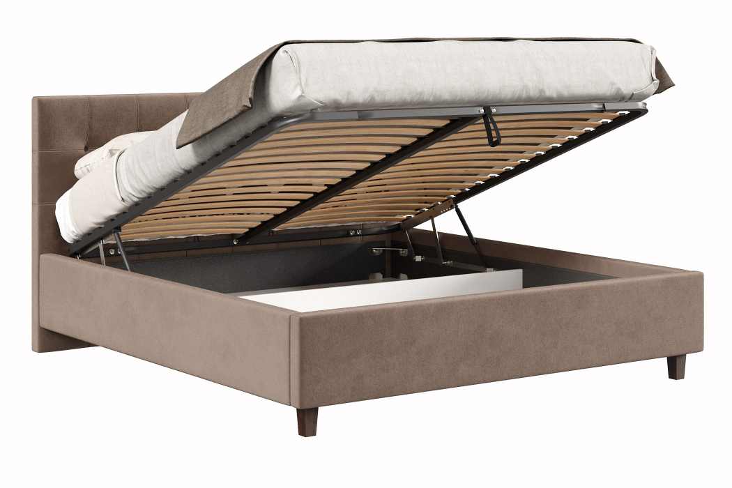 Мягкая кровать, Кровать Турин 1800 с подъёмным механизмом
