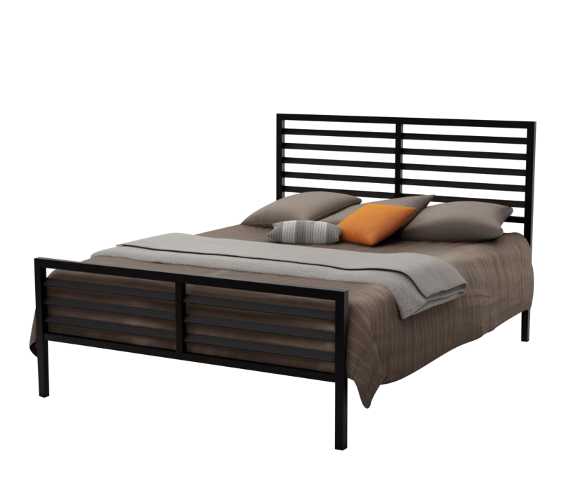 Кровати 160 см, Кровать в стиле лофт Даллас 1.6