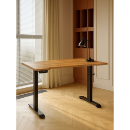 Компьютерный стол Маркос с механизмом подъема 120х75х75, черный