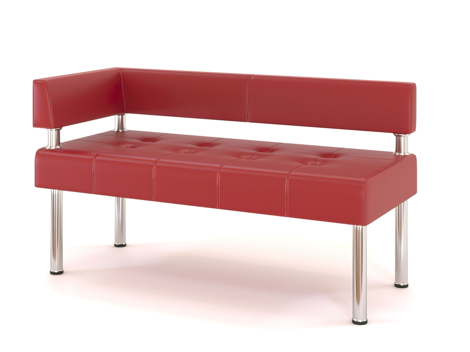 Офисные диваны, Офисный диван бизнес угловой. С левым углом 100см