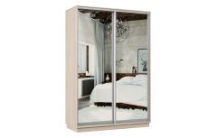 Шкафы-купе, Шкаф-купе Премьер Лайт 11 (01;01) двухдверный