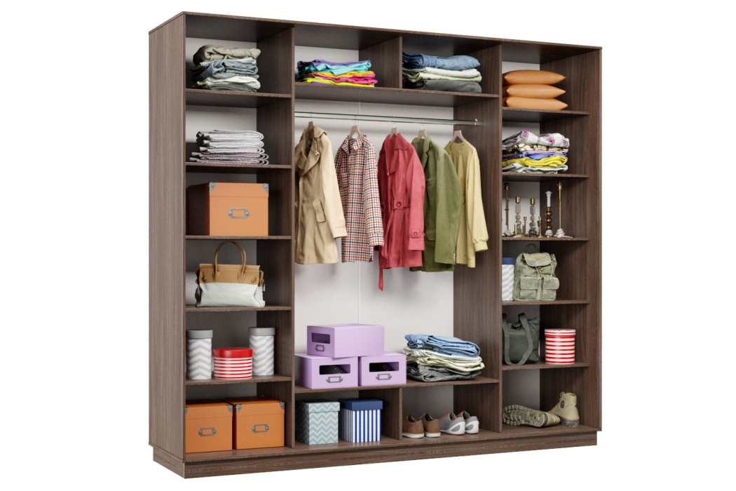 Шкафы-купе, Шкаф-купе Премьер 58 (15;15;15) трёхдверный