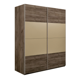 Шкаф-купе Эста 2-х дверный ДСП/Стекла фисташка/Доводчик 160х66х240