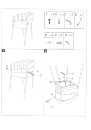 Стул Whispered Fusion, золотой