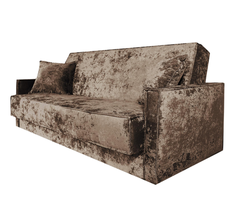 Диваны прямые, Диван-кровать книжка, Лофт с узкими боковинами 120, плюш