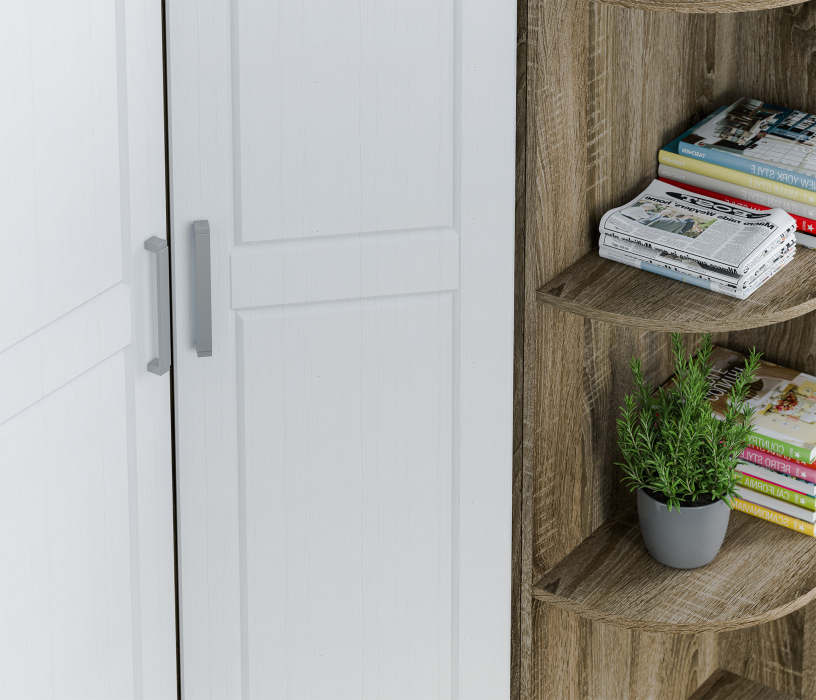 Открытые, Стеллаж торцевой Илона (Прованс) СБ-2668