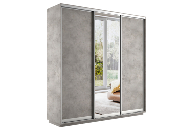 Шкаф-купе Экспресс Медиум (1 зеркало) трио 2200 x 1800 x 600