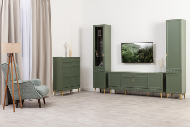 Шкаф витрина Марион 16.397.01