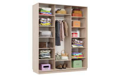 Шкаф-купе Премьер Лайт 32 (08;11;08) трехдверный