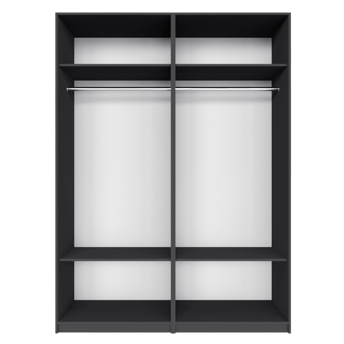 Шкафы распашные, Распашной шкаф Локер 800+800 (Гармошка с системой Push to Move/Правый)