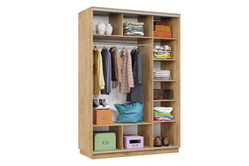 Шкафы-купе, Шкаф-купе Премьер Лайт 12 (08;08) двухдверный