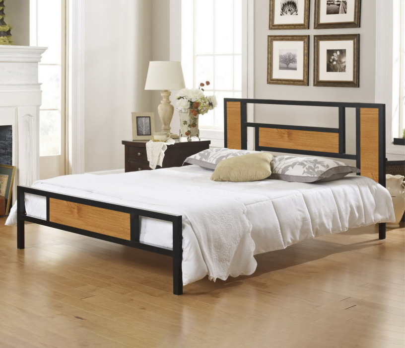 Кровати 120 см, Кровать в стиле лофт Бристоль 1.2