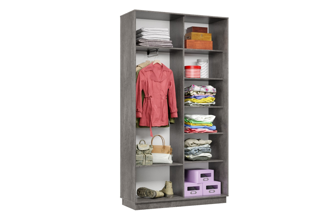 Шкафы-купе 2-х дверные, Шкаф-купе Премьер МИНИ 03 (01ЗБ;01ЗБ) фасады зеркало бронза/двухдверный/Профиль чёрный муар