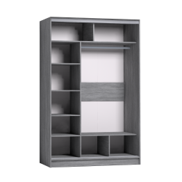 Шкаф-купе 2-дв  Strike 1350 лдсп/лдсп  (в2105*ш1350*г595)