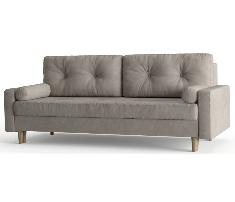 Диваны с ящиком для белья, Диван-кровать Belfast, независимый пружинный блок, велюр