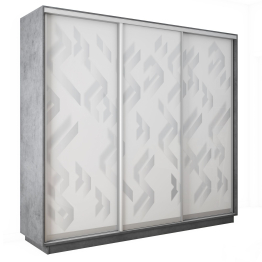 Шкаф-купе Экспресс 3-х дверный Фотопечать Ленты Стекла 210х60х240