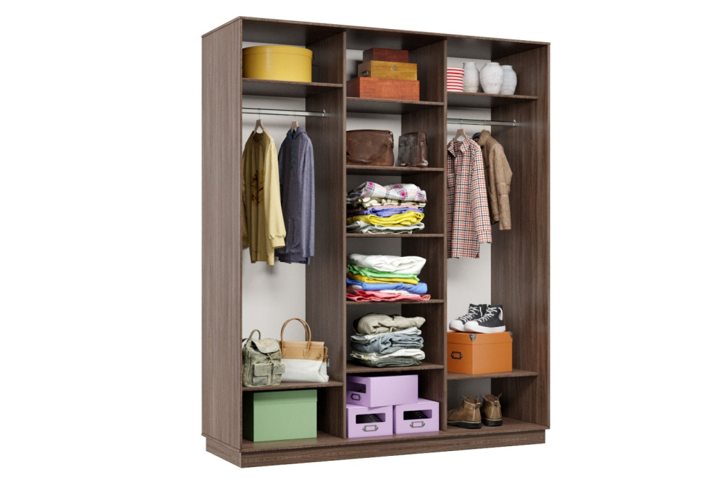 Шкафы-купе, Шкаф-купе Премьер 28 (14;14;14) трёхдверный