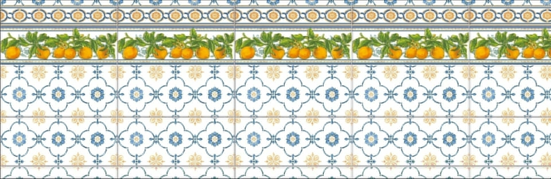 Стеновые панели из АБС-пластика, Кухонный фартук Лимончелло 3000x600x1.5 мм глянец