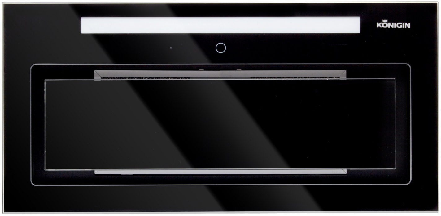 Вытяжки, Кухонная вытяжка Navi Black Glass 60