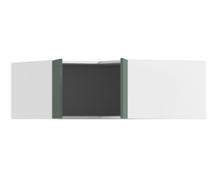 Белла шкаф навесной угловой 2 дв 90х36 см