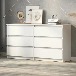 Комод с ящиками 1,38м Денвер, белый