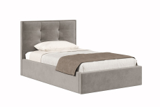 Мягкая кровать, Кровать Римини 1200 с подъёмным механизмом, велюр