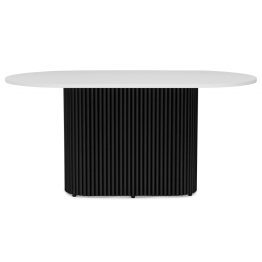 Стол Барон О 160 х 90 (черные ноги)