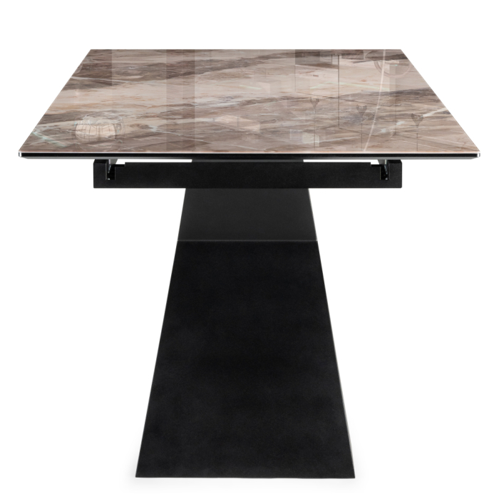 Обеденные столы, Стеклянный стол Денхольм 240(290)х100х75