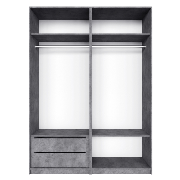 Шкафы распашные, Шкаф распашной Е1 Локер 162х52.5х220 см, с модулем