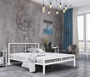 Кровать в стиле лофт Кантерано low 1.8