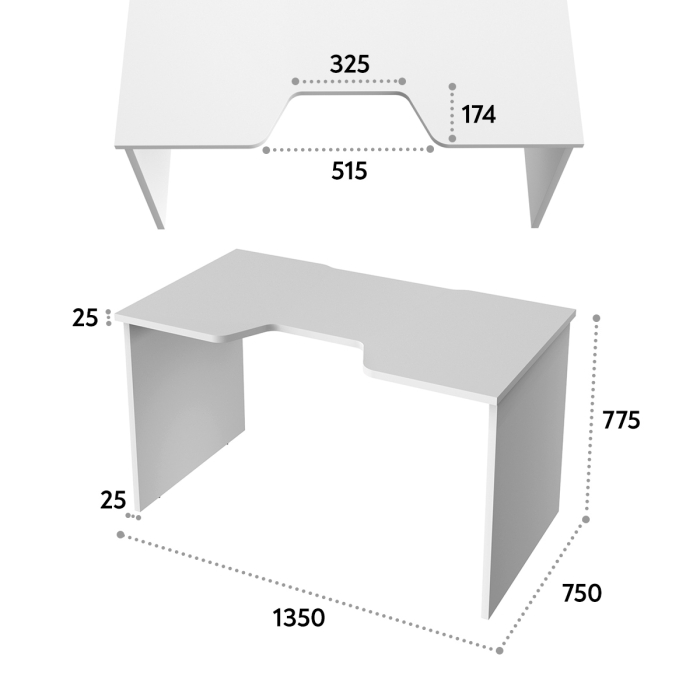 Компьютерные столы, Геймерский стол С-240