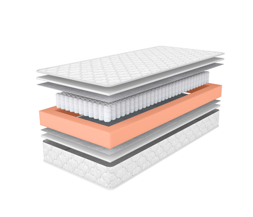 900 x 2000, Матрас ARMOS Сонплит (Трикот белый) 90х200 см