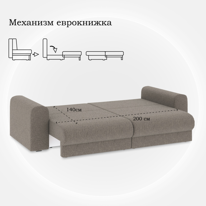 Диваны еврокнижки, Диван-кровать Мэдиссон