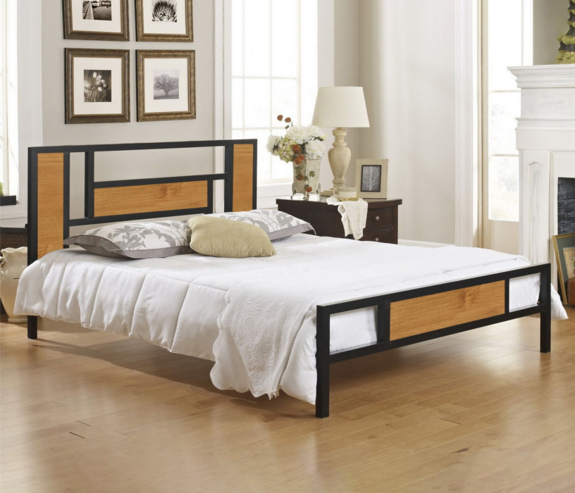 Кровати 120 см, Кровать в стиле лофт Бристоль 1.2