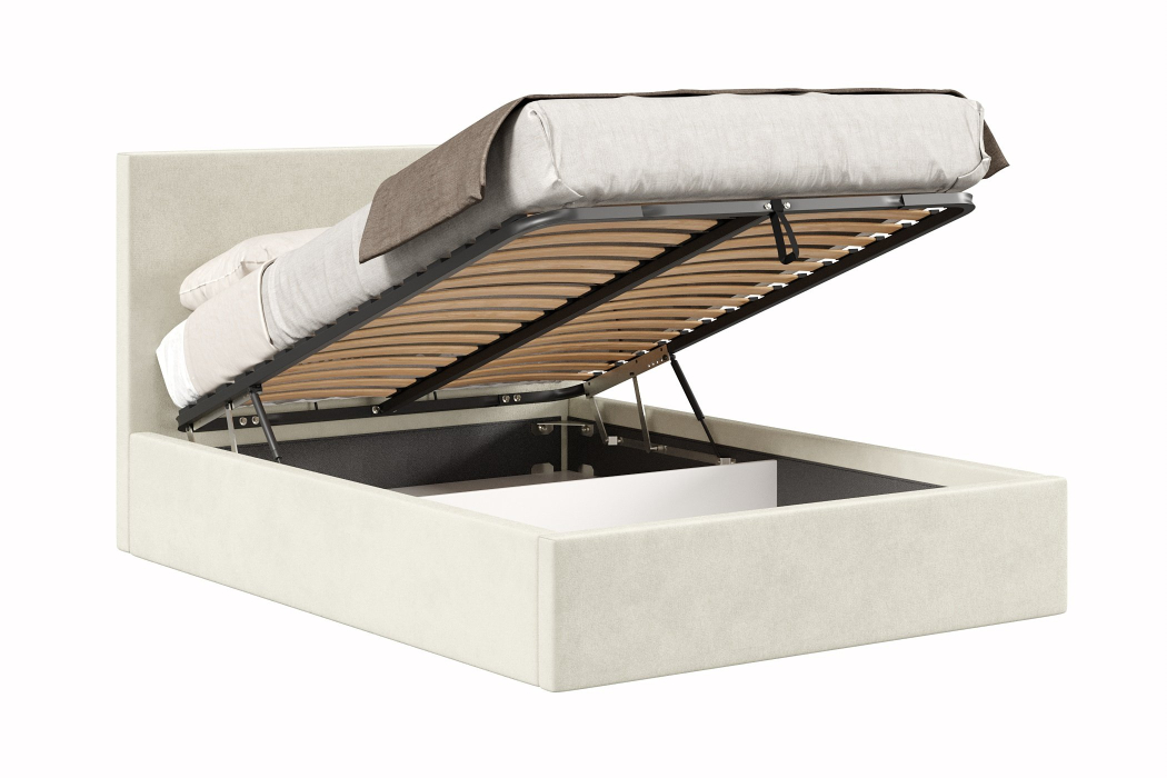 Мягкая кровать, Кровать Парма 1200 с подъёмным механизмом, велюр