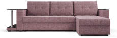 Диваны угловые в гостиную, Диван-кровать угловой со столом Атланта Классик 145 , рогожка