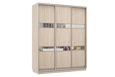 Шкаф-купе Премьер 25 (15;15;15) трёхдверный